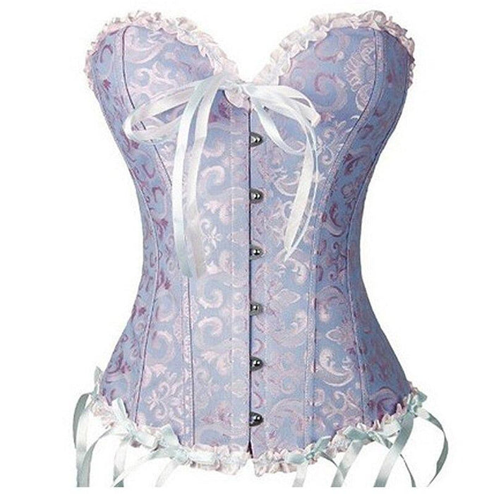 Women Lace-Up Printed Corset