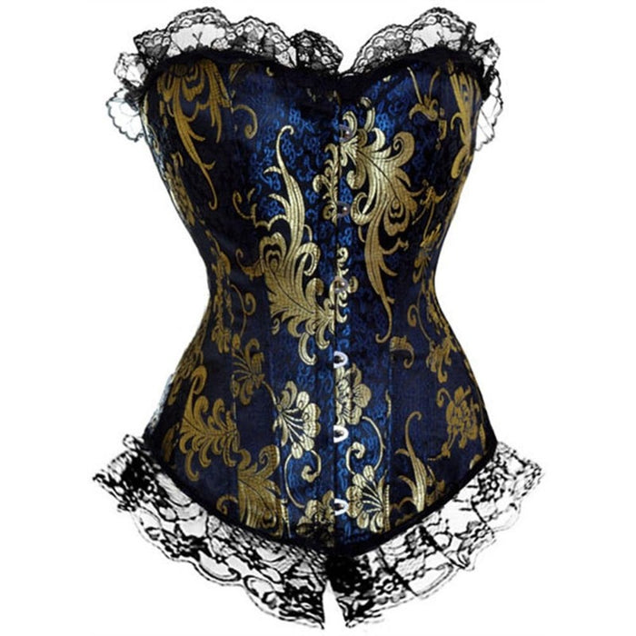 Corset Top Waist Printed Clothing