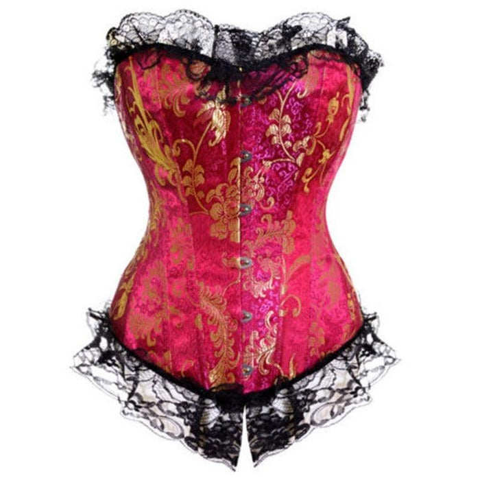 Corset Top Waist Printed Clothing