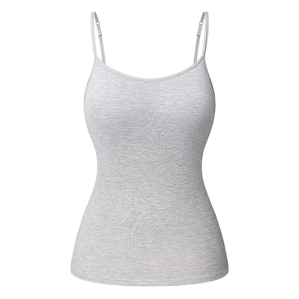 Cotton Camisole For WomenGray / Small