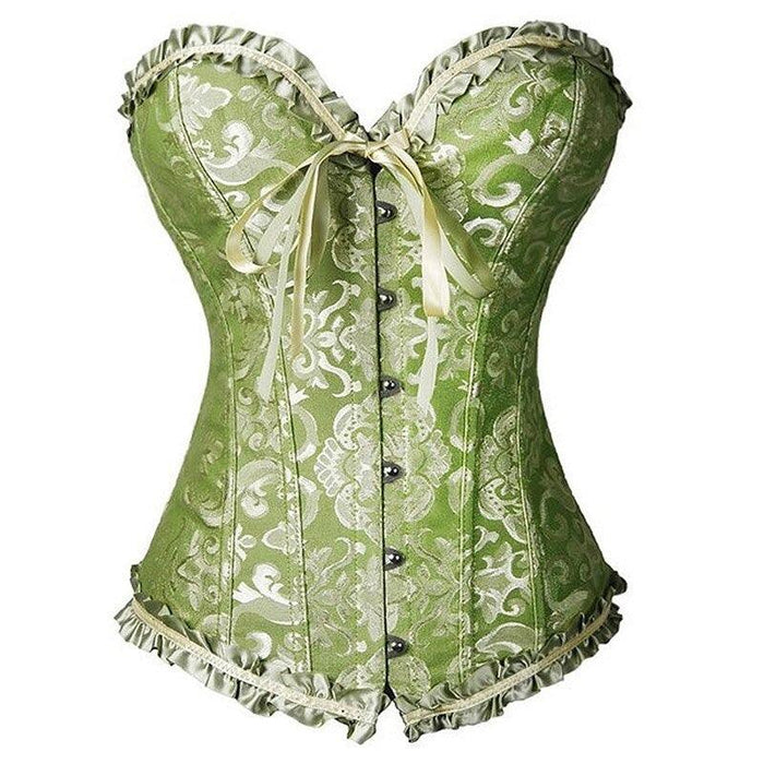 Women Lace-Up Printed Corset