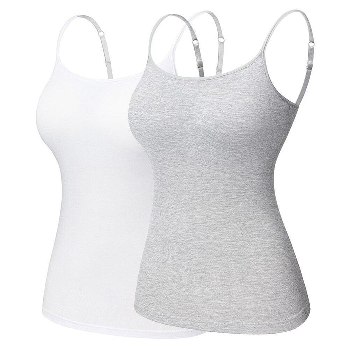 Women's Cotton Camisole With Adjustable Strap