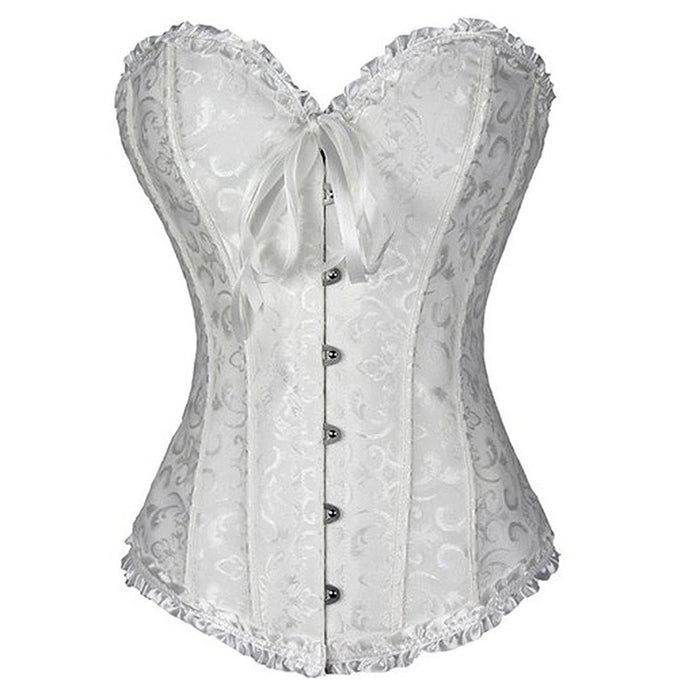 Women Lace-Up Printed Corset