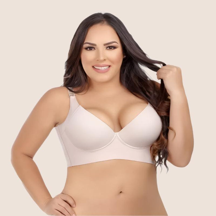 PAIDAXING Strapless Bra for Women Plus Size Bra Sculpting Uplift