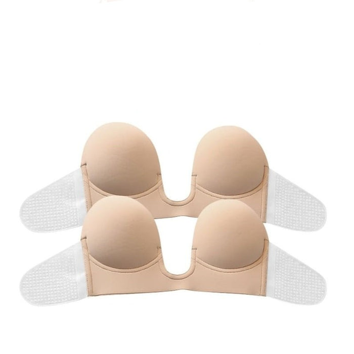 Women Invisible Strapless Push Up Bra