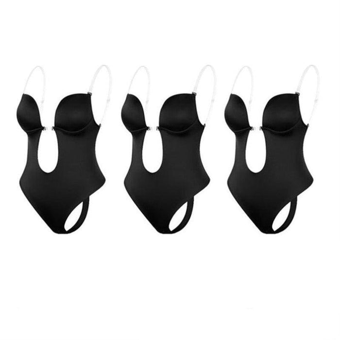 Seamless Plunge Body Shaper – Invisible and Supportive Fit