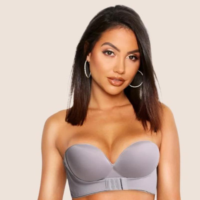 Wireless Front Buckle Strapless Bra