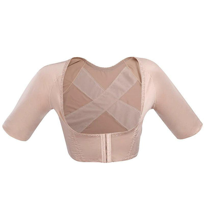 Short Sleeve Slim Crop Top Shapewear For Women