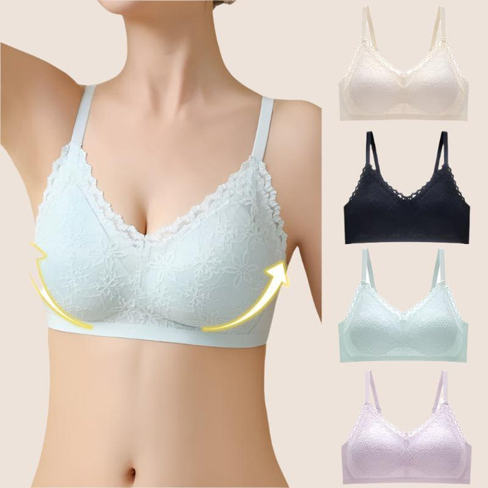 Seamless Lace Wireless Bra – Comfortable Stylish and Supportive