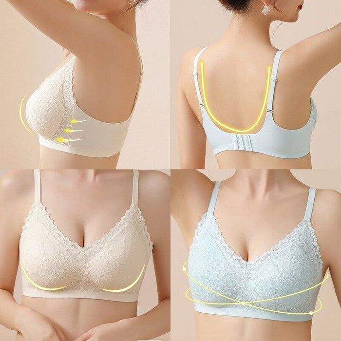 Seamless Lace Wireless Bra – Comfortable Stylish and Supportive