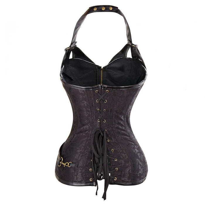 Fashionable Printed Leather Corsets