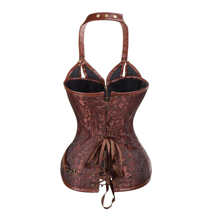 Fashionable Printed Leather Corsets