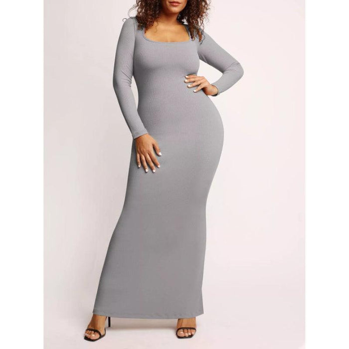 Stylish Built-In Shapewear Modal Soft Lounge Dress - It's Comfortable
