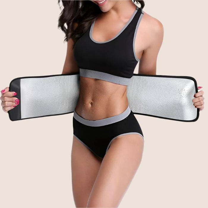 Sauna Trimmer Corset Belt – Adjustable Waist Slimming Support