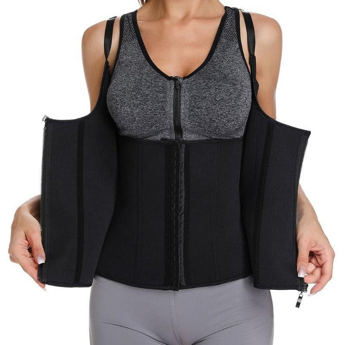 Zipper Cincher Corset – Waist Control and Posture Support