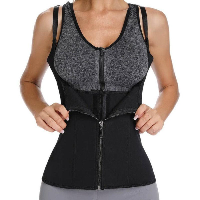 Zipper Cincher Corset – Waist Control and Posture Support