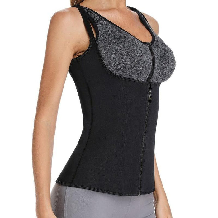 Women Zipper Cincher Corset