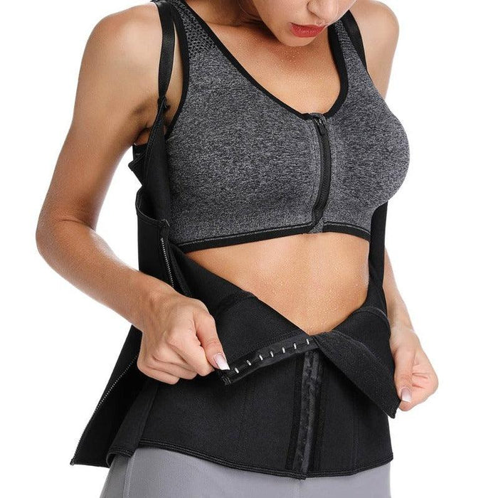 Women Zipper Cincher Corset