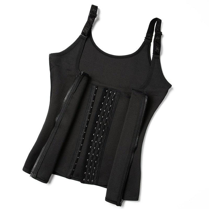 Zipper Cincher Corset – Waist Control and Posture Support